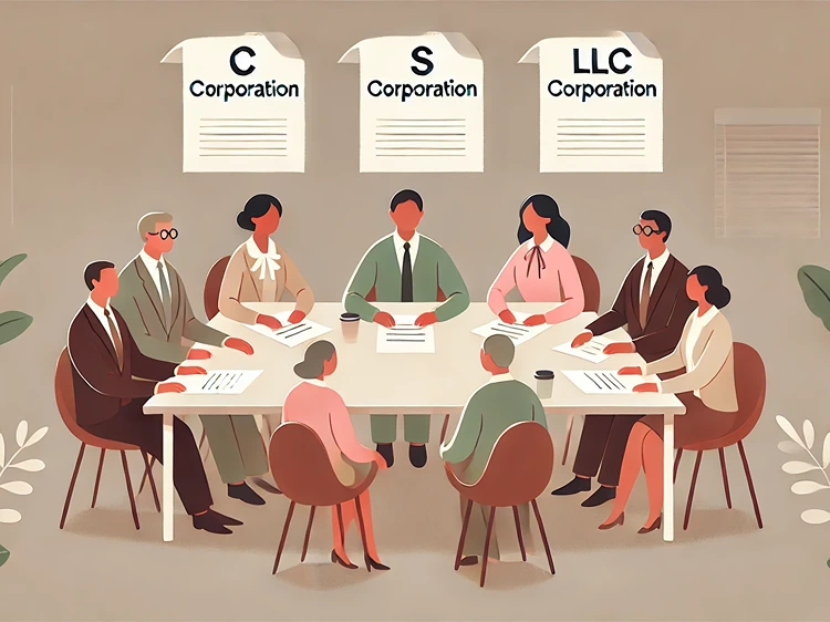 C Corp vs S Corp vs LLC